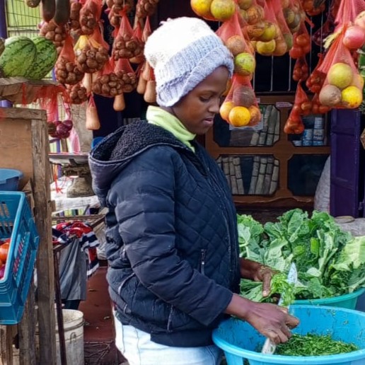 Jamila at her shop