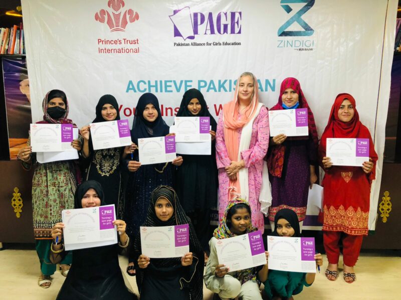 All girls cohort of Pakistan Achieve