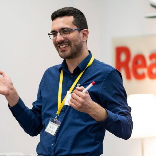 Nikos presenting