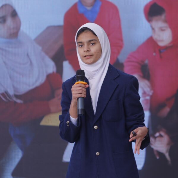 Zakia presenting