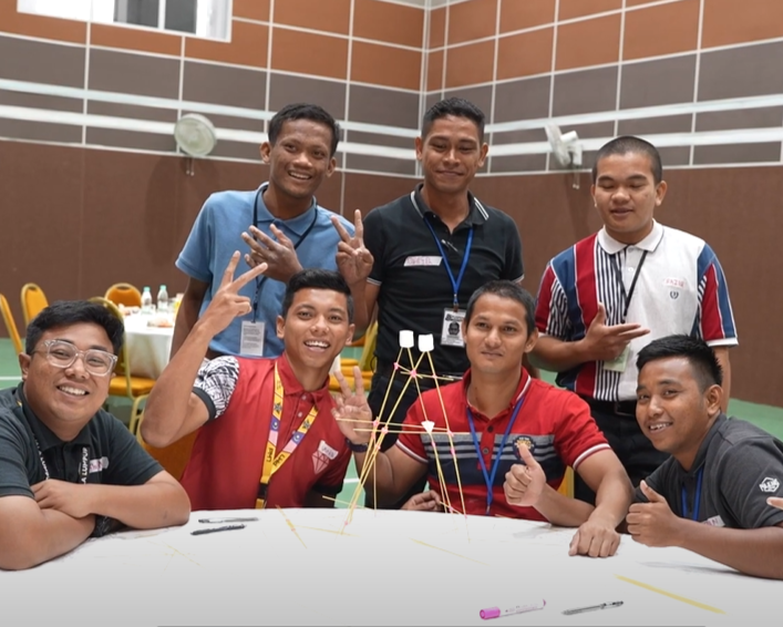 Syafiq during the Team community challenge