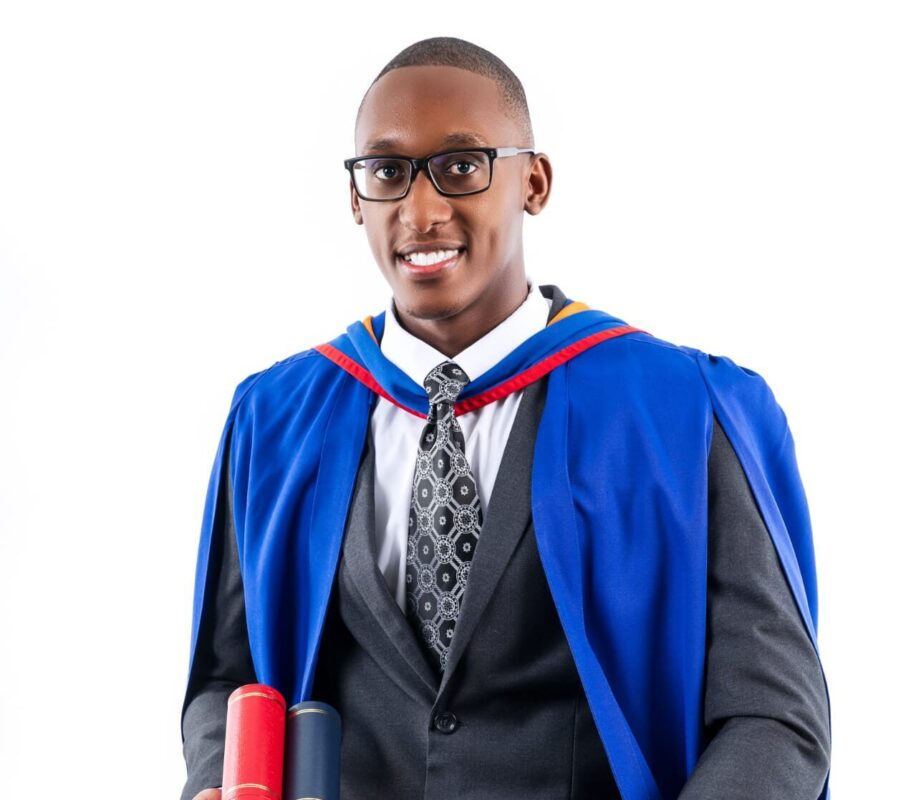 Victor at his graduation