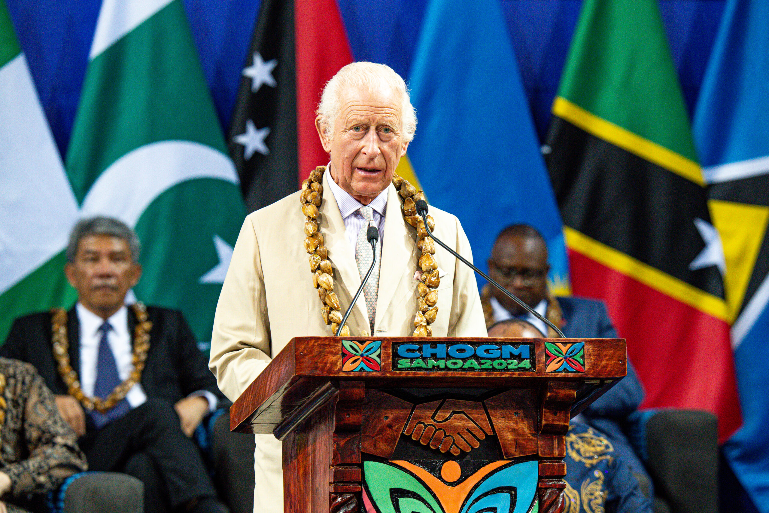 HM King Charles at CHOGM in 2024