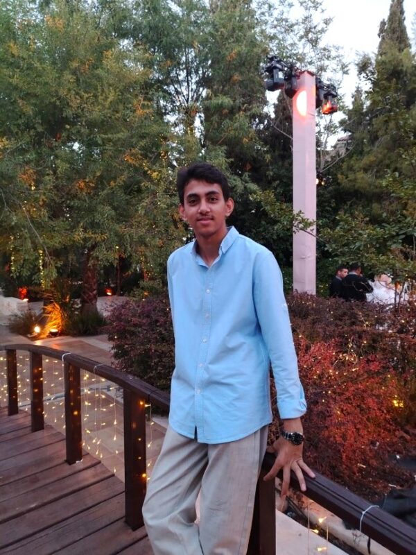 Ahmad from Palestine, Winner of the 2026 King's Trust Young Achiever for Asia and the Middle East Award