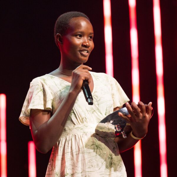 Alice from Kenya, winner of the Amal Clooney Women's Empowerment Award 2025