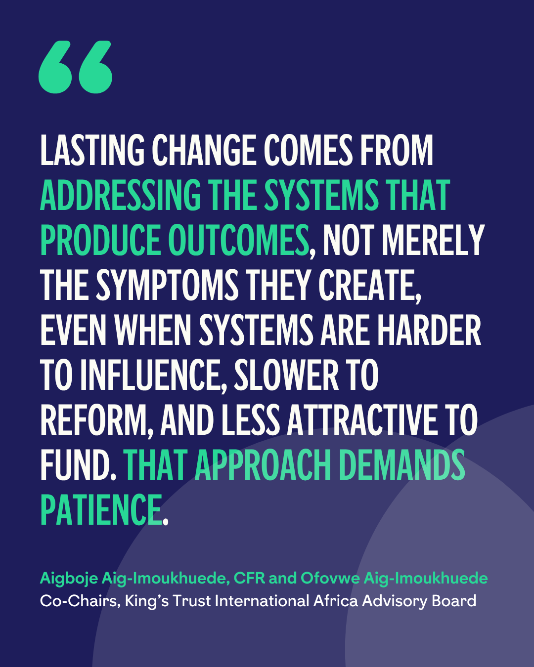 Aig and Ofovwe Aig-Imoukhuede quote